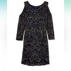 Brand New Navy Pissarro Nights Dress Size 6